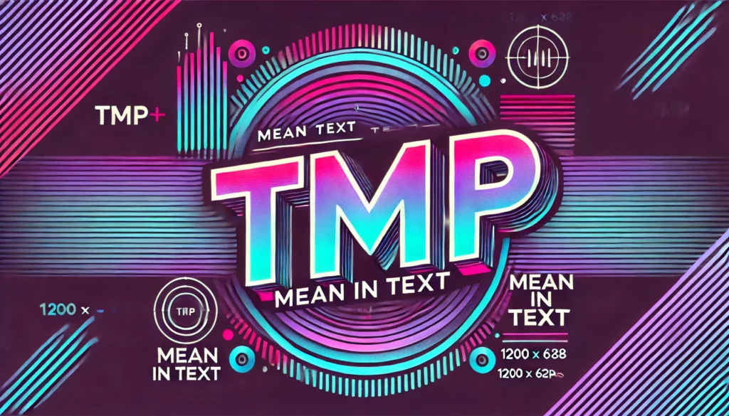 What Does TMP Mean In Text