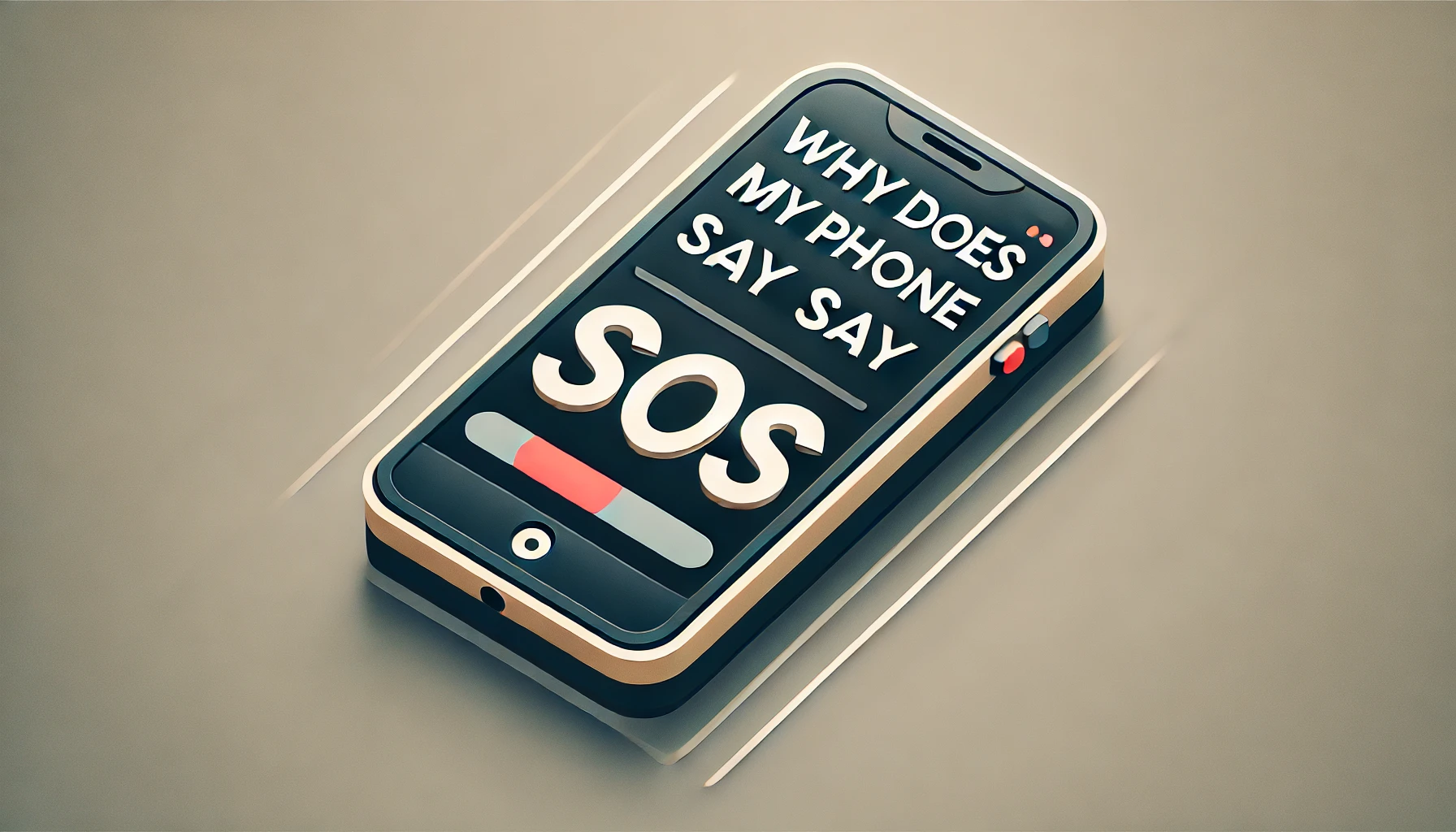 Why Does My Phone Say SOS