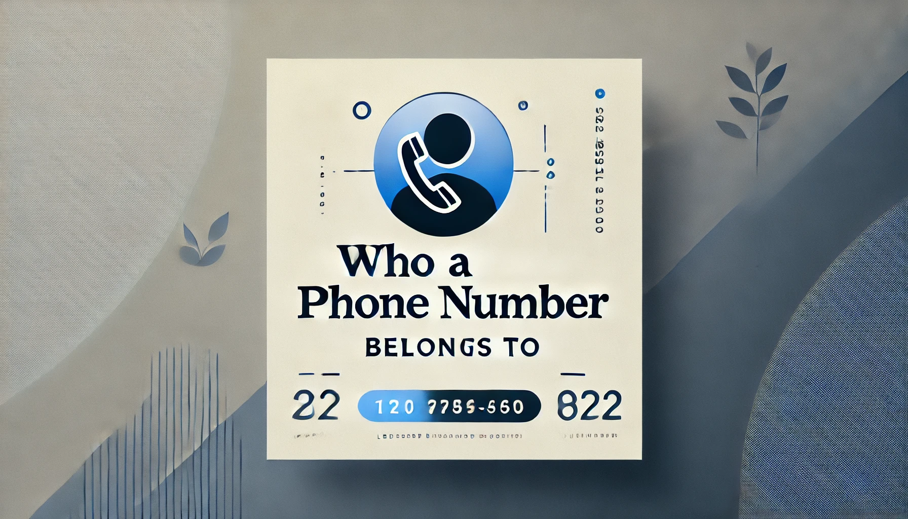 How To Find Out Who a Phone Number Belongs To
